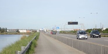 Une piste cyclable pas très glamour