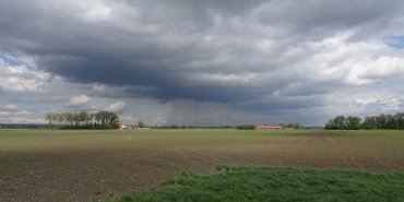Un gros nuage qui lâche quelques averses
