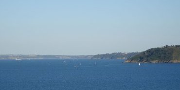 La mer vue du camping de Binic