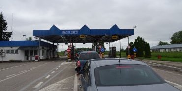 Serbian border crossing point