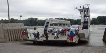 L'arrivée du bac