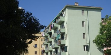 Cagliari, le bel immeuble où je loge !