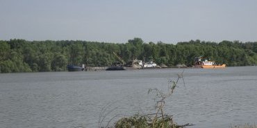 Danube, en quittant Rasova