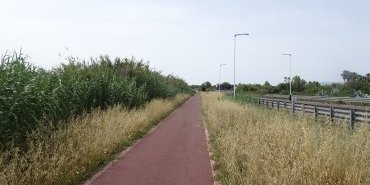 La piste cyclable