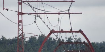 La voie ferrée sur le viaduc