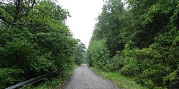 La route presque en haut