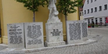 A war memorial, 44 and 45 impressive lists