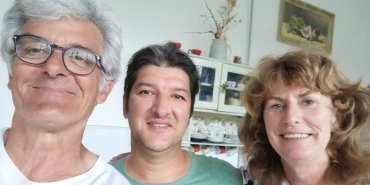 Avec mes hôtes Martin & Rita