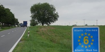 Signalisation EuroVélo en Croatie