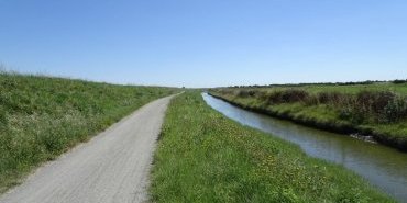 La piste le long de la Loire