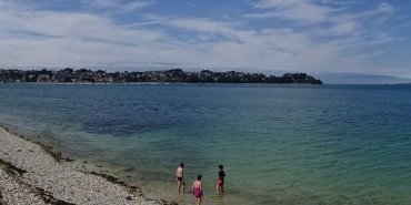 Vue du camping à Louannec