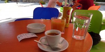 EPO: coffee, peach juice