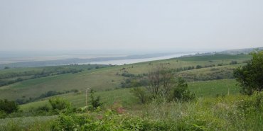Le Danube en fond