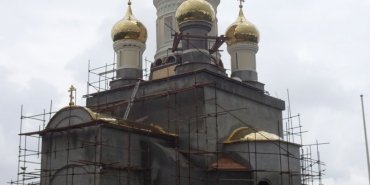 Une très belle église orthodoxe en construction