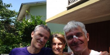 Avec Gianfranco et Lorenza